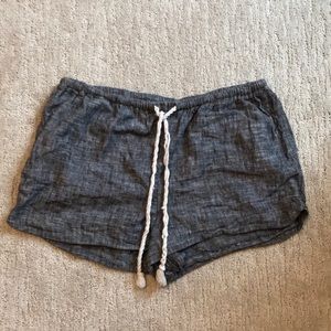 ADJUSTABLE GREY PJ SHORTS